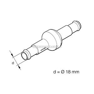 25400071 �������� ��������� ������ d=18mm (2 ��������)