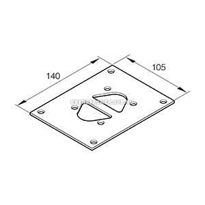 251482890013 �������� ��������� �� �������, ����. 10*14*2,5 ��